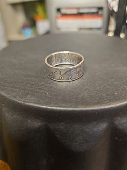 1964 Kennedy Coin Ring 90% Silver Size 10