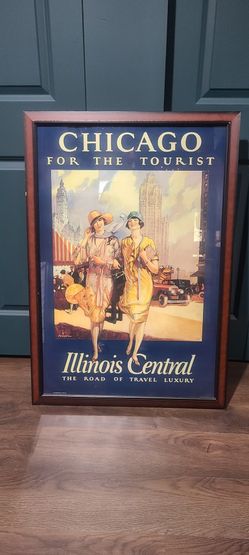 Framed Vintage Travel Poster