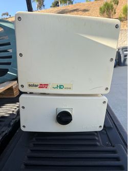 Used working solar edge inverter