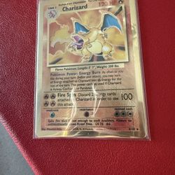 Vintage Pokemon Cards Base Set Charizard Metal Card
