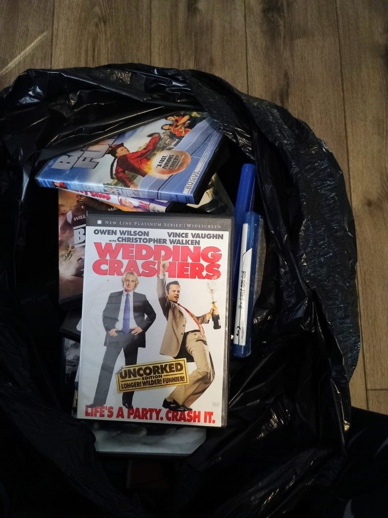 Big Bag Of DVDs And Blu-rays