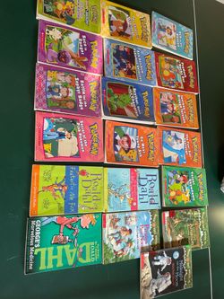 Books Pokémon, Magic Tree House, Dahl