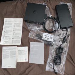 Dell Precision Original Dual Type C USB Thunderbolt 3 Dock Docking Station For Dell Precision 7730   DELL TB18DC Dock 9F997 240 Watt AC Power Adadter 