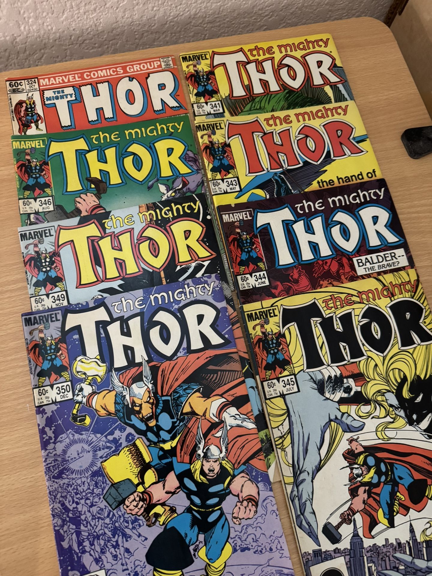 THOR COMICS LOT OF 8