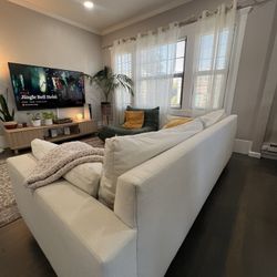 West Elm White Cloud Couch