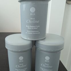 FACTORY SEALED Ritual Pre
Natal Choline and Omega 3
