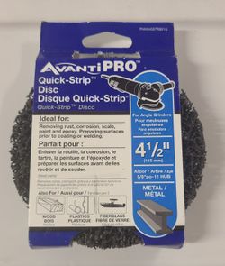Avanti Pro Quick-Strip 4-1/2 in.
Dia. x 5/8 in. Silicon-Carbide
Grinding Disc