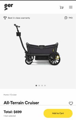 Veer Wagon + comfort seat + car seat adaptor