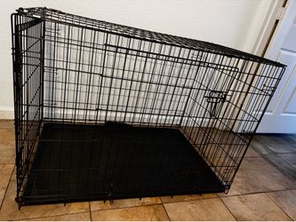 42” 2 Door Foldable Dog Crate