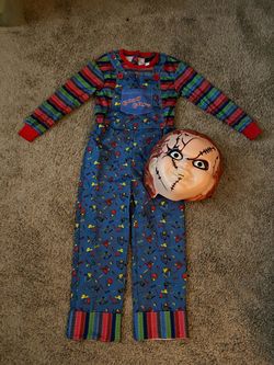 New Good guys Chucky Costume w mask size 4-6