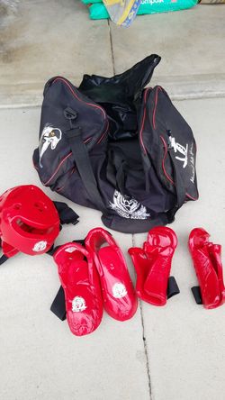 Martial arts bag and equipment