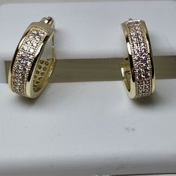 14 Gold Filled Earrings Passed Regular Diamond Tester