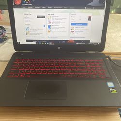 HP Omen 15” Gaming Laptop I7 GTX 1050ti