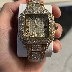 Moissanite Ice Out Designer Man Watch 