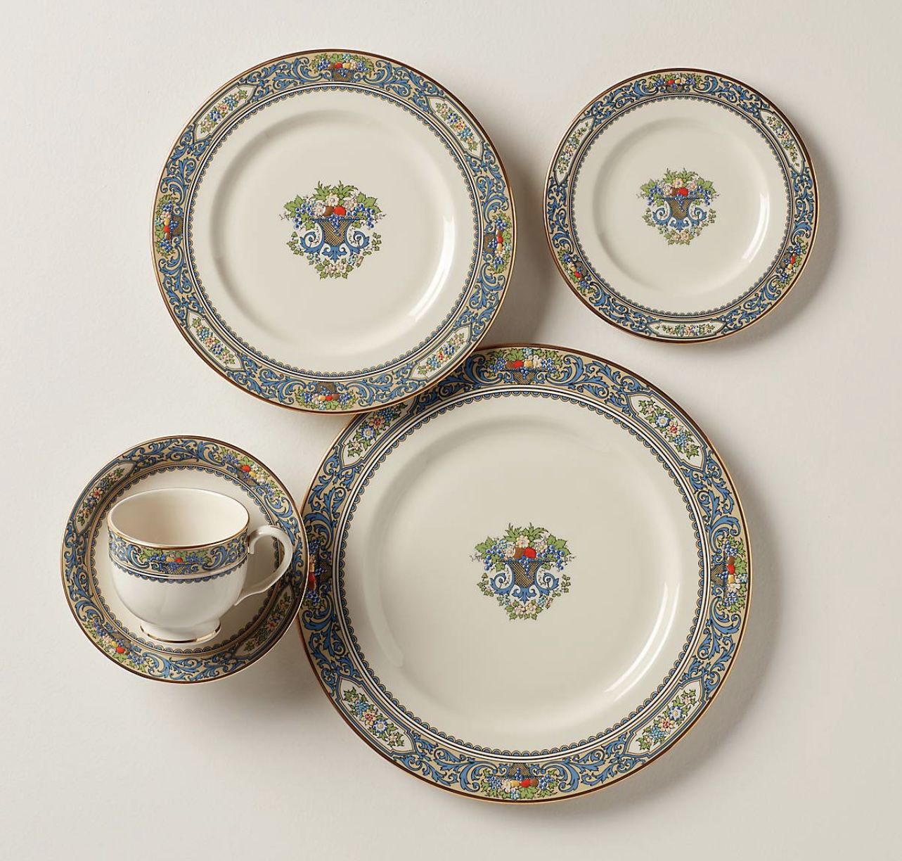 Lennox 5 place setting gold plated