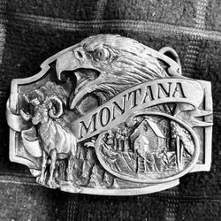 Montana Belt Buckle from 1988