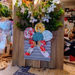 Cute Flowers Sign,  1ft. Tall
