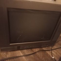 Toshiba Box Tv With DVD And VCR Together Free Come Get It 