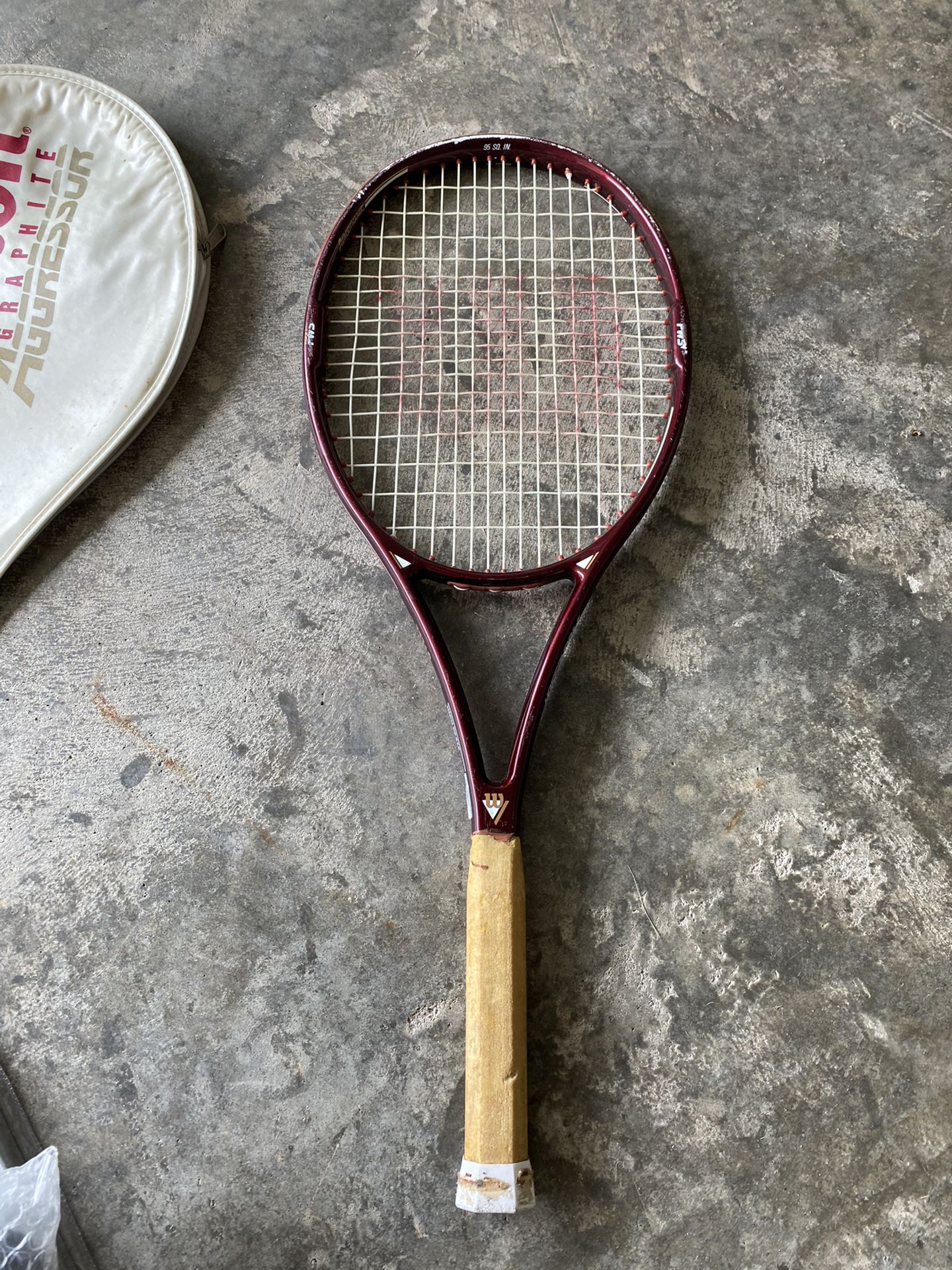 Tennis racket - worn - $10