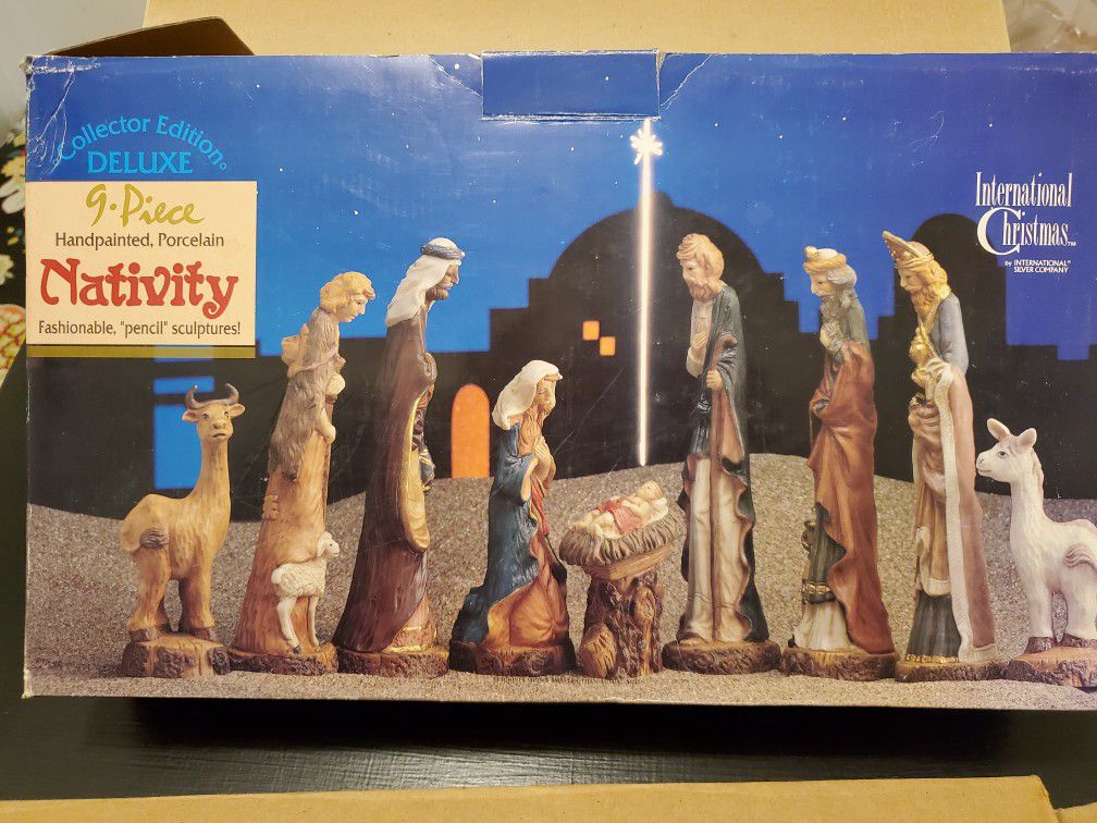 Nativity Table Display
