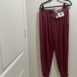 Reebok Men's Burgandy Lounge Sleepwear Pants. Size XL NWT.