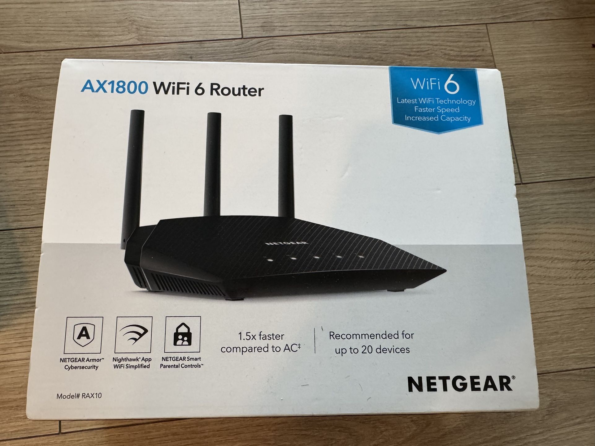 Netgear WiFi 6 router