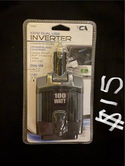 100W Dual USB Car Power Inverter
