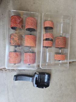Roller stamp set