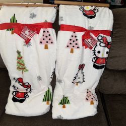 Hello Kitty Christmas Blankets