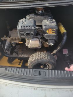 Selling or trading a 3600 dewalt pressure washer and 2 12" inch Rockville P.A. speaker system
