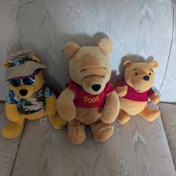 Pooh Bears plushes