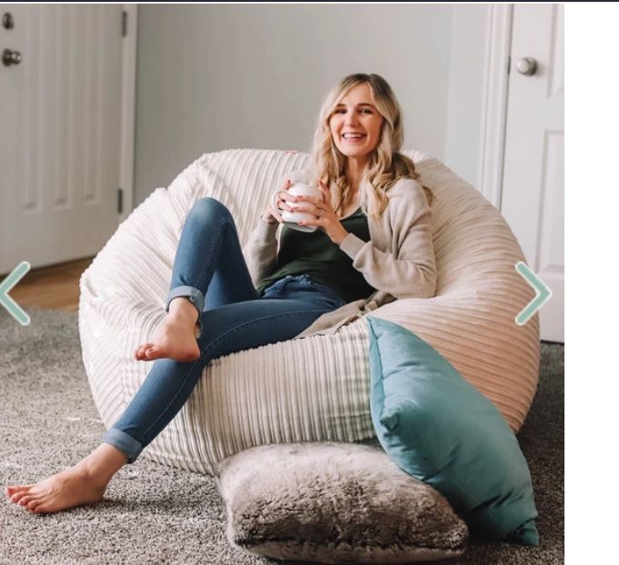 Queen Terry Corduroy Bean Bag