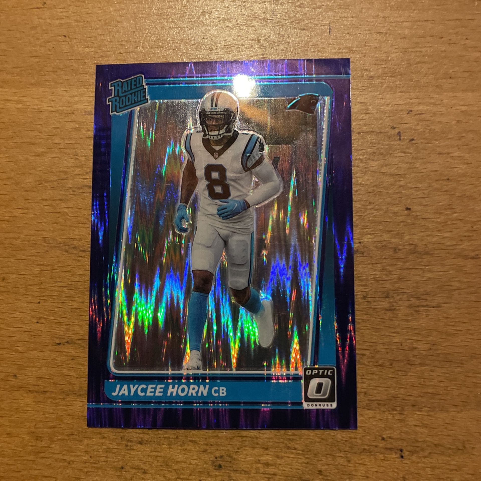 2021 OPTIC PURPLE SHOCK JAYCEE HORN RATED ROOKIE