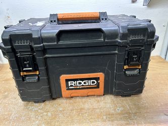 RIDGID Pro Gear Heavy Duty Tool Box – Large Storage Case