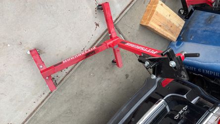 Crane and stand for motor