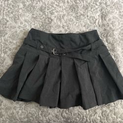 Zara grey mini skirt