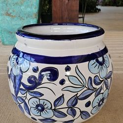 Talavera Medium Size Sphere Clay Pots. Planters. Plants. Pottery $55 each