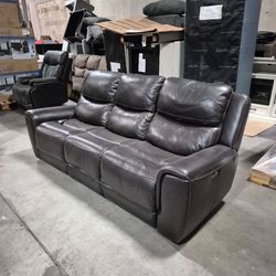 Italian leather Power recliner sofa retails at costco for $1599