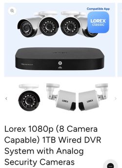 TODAY ONLY!!! Lorex 5 camera security system!!! $125!!!