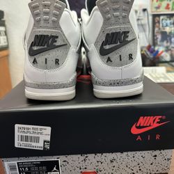 Air Jordan 4 retro White Cement 