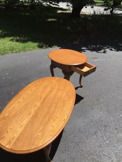 Coffee table and side table