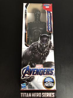 BLACK PANTHER Marvel Avengers Titan Hero Series 12 Inch Hasbro Action Figure New