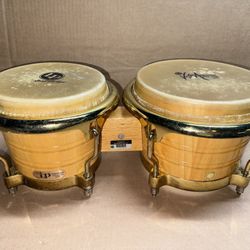 LP Generation II M. Cohen Wood Bongos With Case 