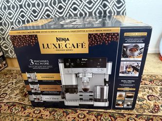 Ninja Luxe Cafe Premier Series ES601BL Espresso Drip Coffee Cold Brew ~ Brand New