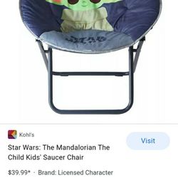 Baby Yoda Saucer Chairs 