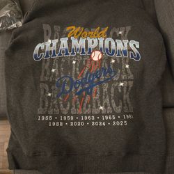 Dodgers Hoodie - Back 2 back Sweater