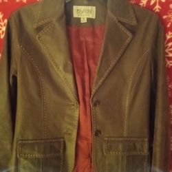 Vintage Ladies Leather Jacket 
