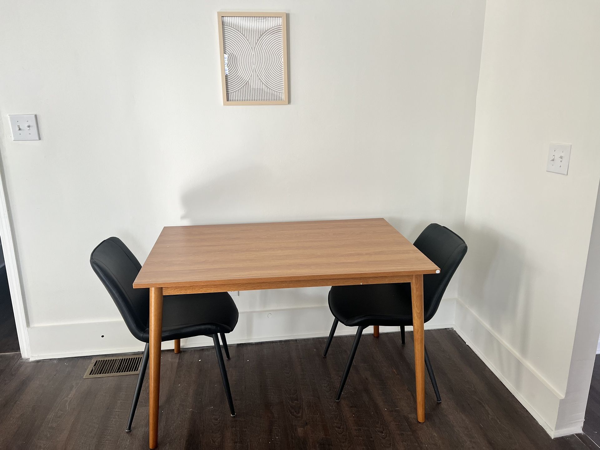 Dining / kitchen Table With Two Chairs
