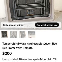 Tempurpedic Massager And Adjustable Bed Frame