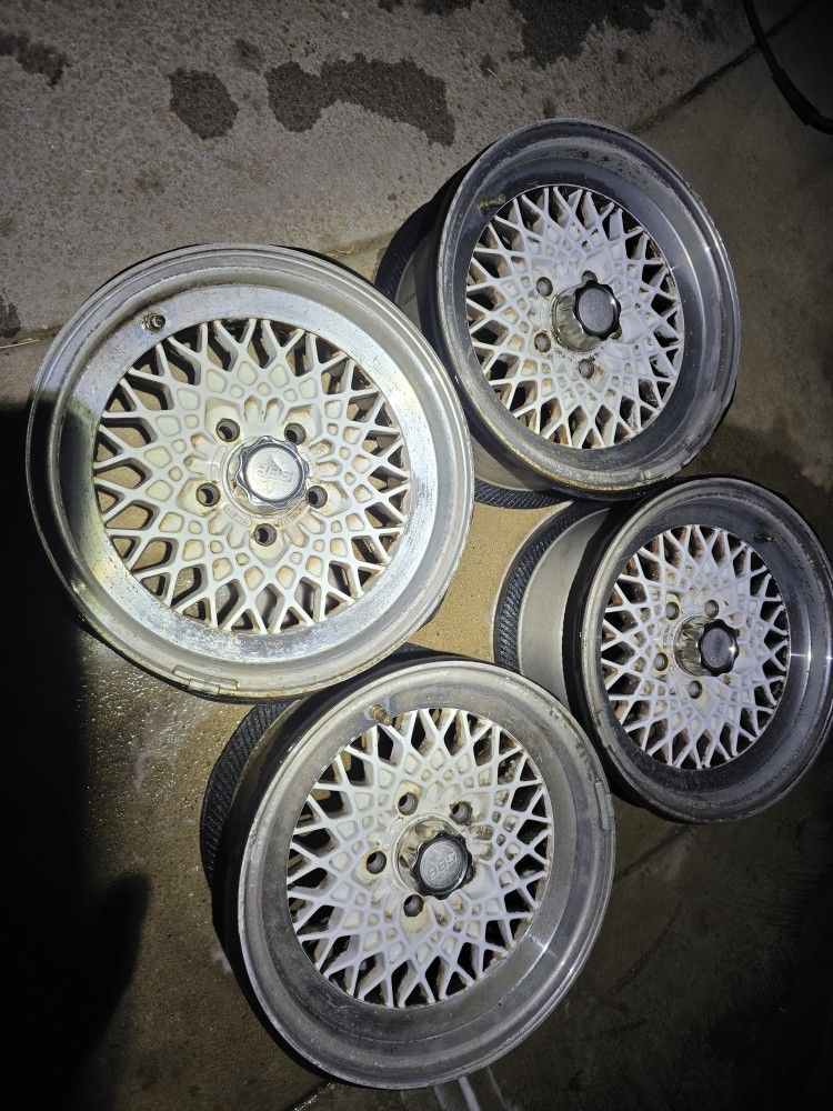 BBS MAHLE 15IN RIMS 5X112 MERCEDES,VOLKSWAGEN,PORSCHE